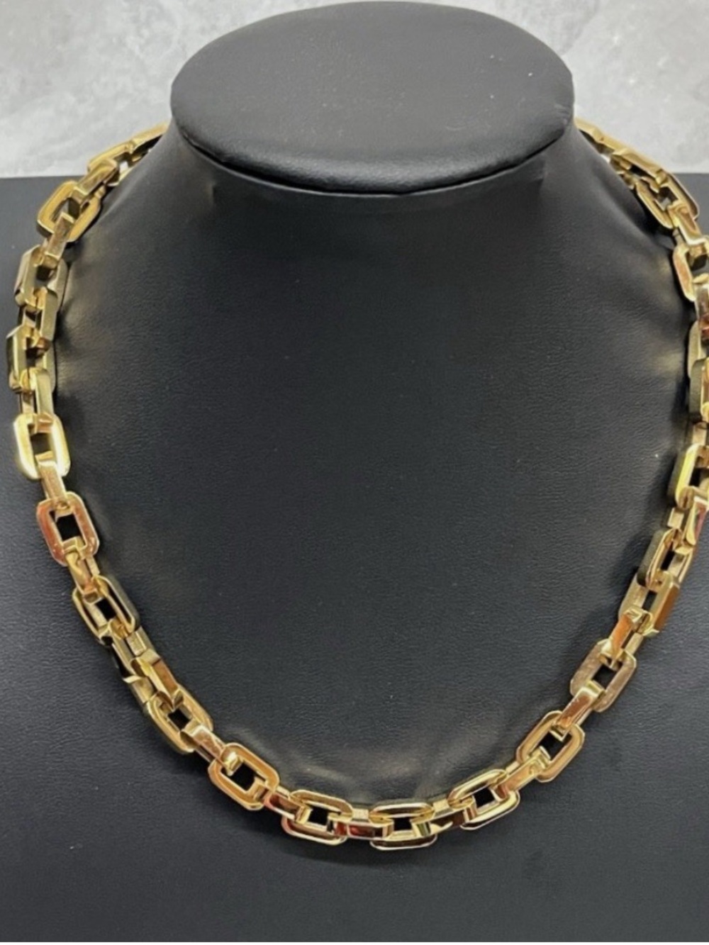 Eddie Borgo Supra Link Necklace in 12K Gold Finish 17” L